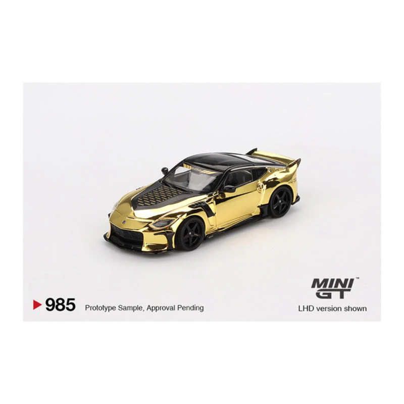 Mini GT MGT00985-R 1/64 Nissan Z VeilSide FZ400 Gold Chrome - Image 6