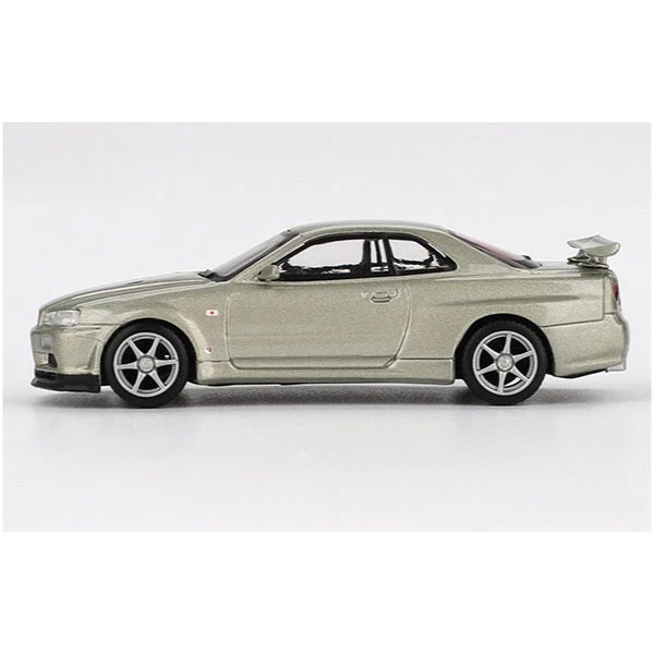 Mini GT MGT01003-R Nissan Skyline GT-R (R34) V-Spec II Nür - Millenium Jade - Image 3