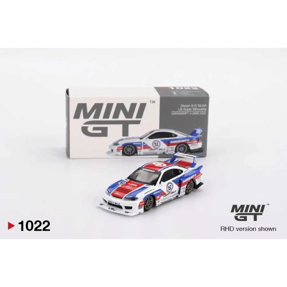 Mini GT MGT01022-R 1/64 Nissan LB-Super Silhouette S15 Silvia Garasidrift X LBWK 2025 - Image 6
