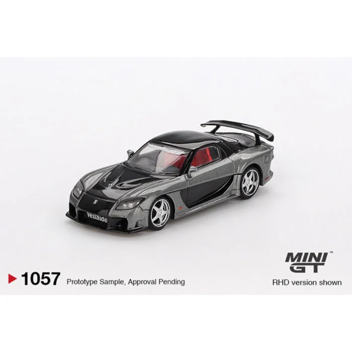 Mini GT MGT01057-R 1/64 Mazda RX-7 VeilSide Fortune Grey - Image 2