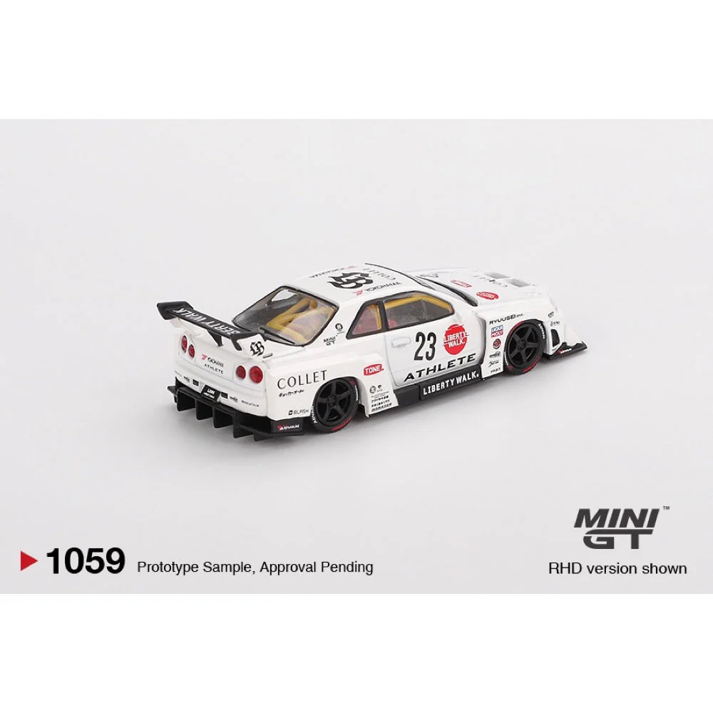Mini GT MGT01059-R 1/64 Nissan LB-ER34 Super Silhouette ATHLETE/COLLET - Image 3