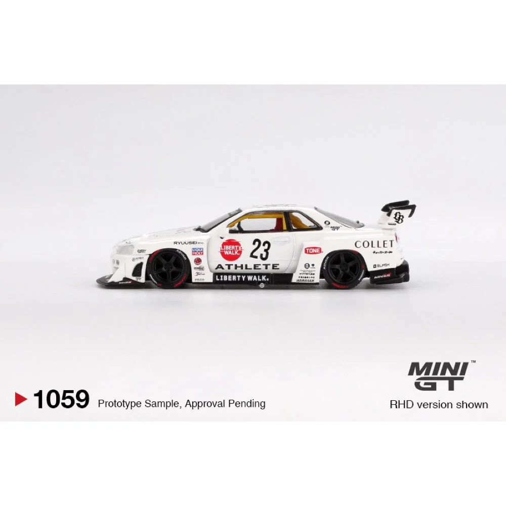 Mini GT MGT01059-R 1/64 Nissan LB-ER34 Super Silhouette ATHLETE/COLLET - Image 4