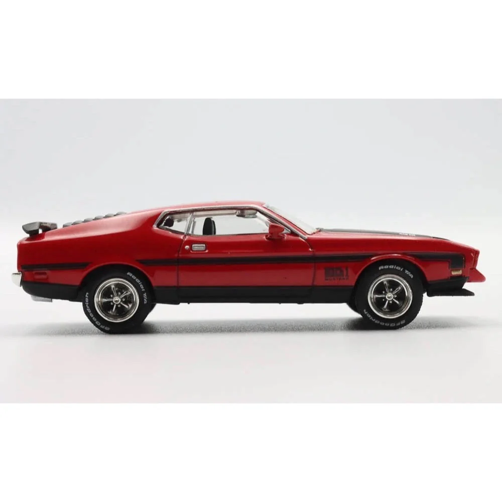 Mini GT MGT01122-L 1/64 Ford Mustang Mach1 1971 Race Red - Image 3