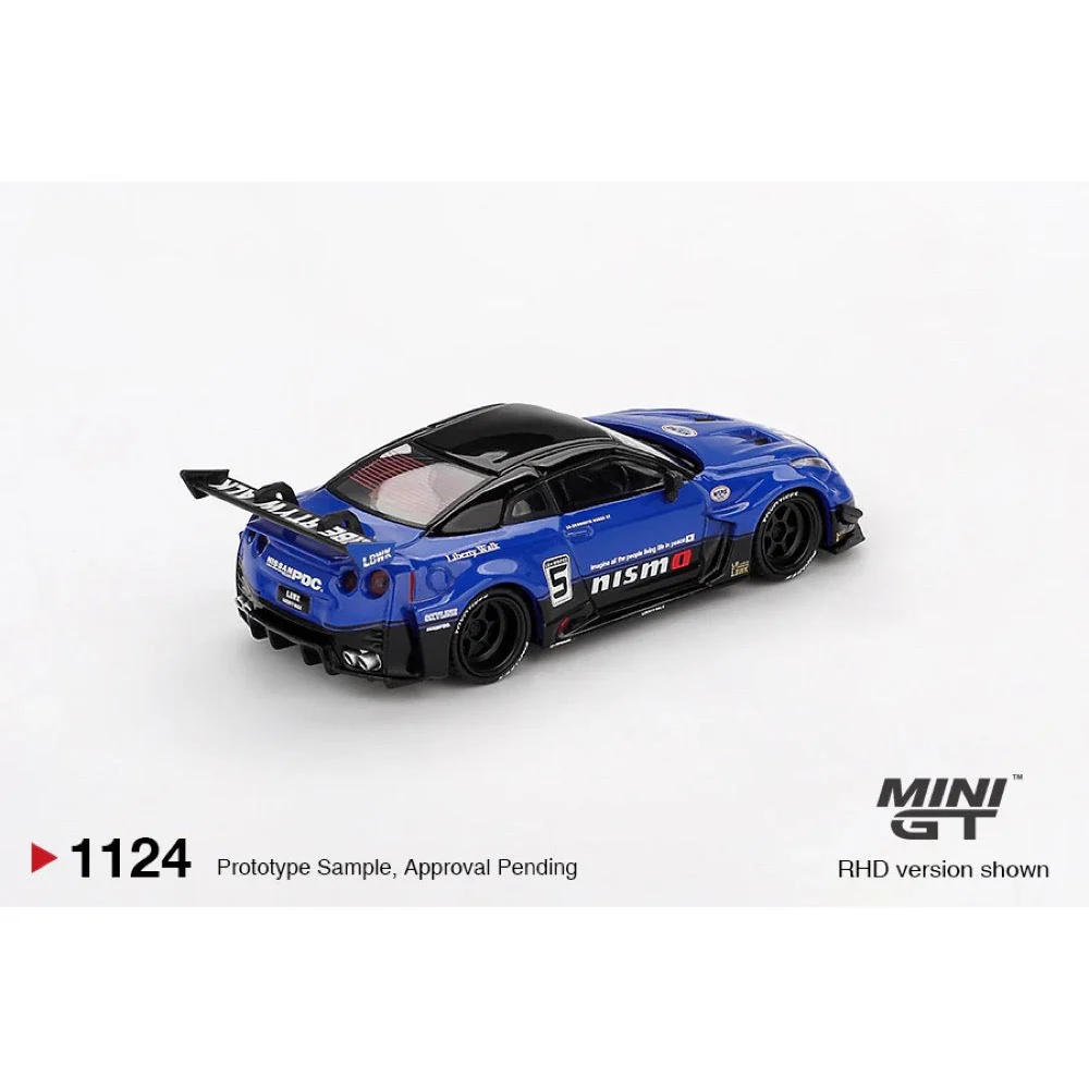 Mini GT MGT01124-R 1/64 LB-Silhouette Works GT Nissan 35GT-RR Ver.2 Blue - Image 2