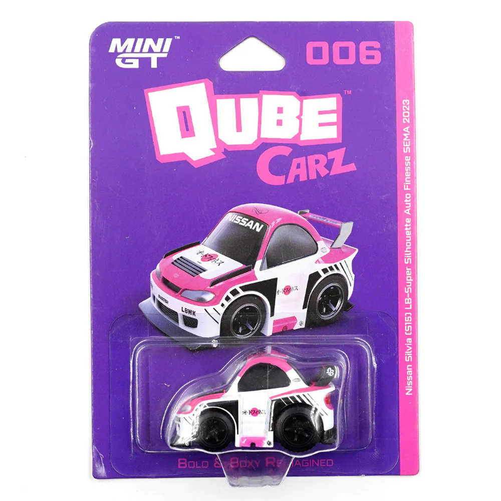 Mini GT QZ00502-BL QubeCarz Nissan LB-Super Silhouette S15 Silvia Auto Finesse SEMA 2023 - Image 3