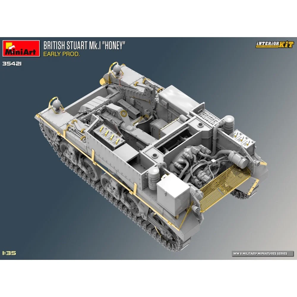 MiniArt 35421 1/35 British Stuart Mk.I "Honey" Early Prod. Interior Kit - Image 10