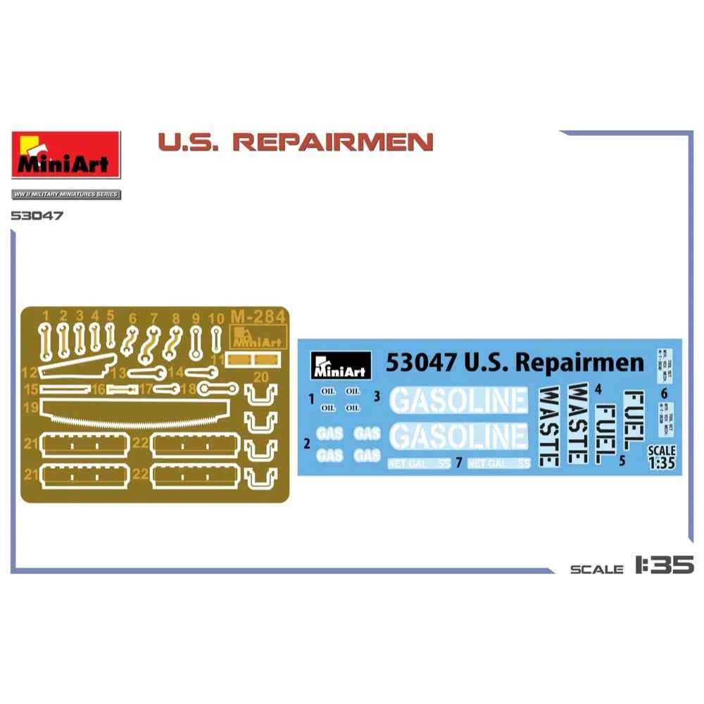 Miniart 53047 1/35 U.S. Repairmen - Image 2