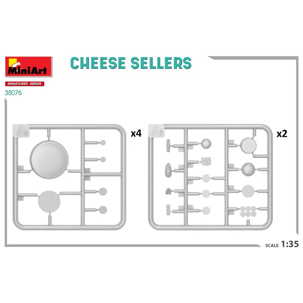 Miniart MA38076 1/35 Cheese Sellers - Image 3