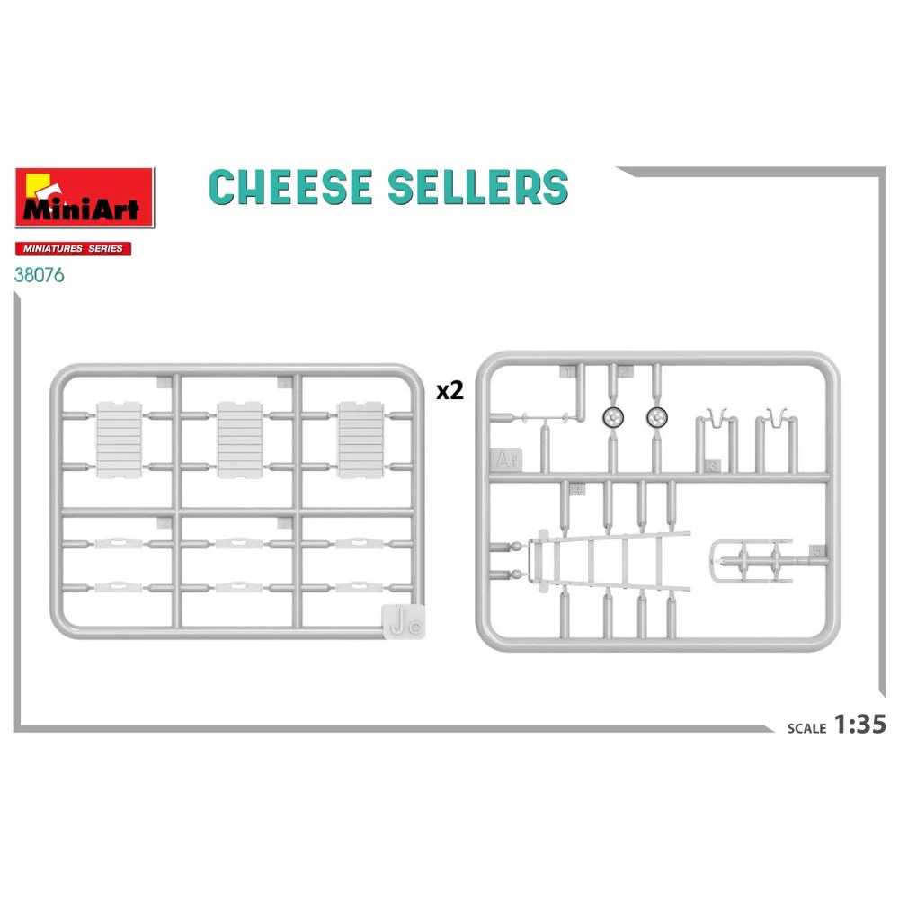 Miniart MA38076 1/35 Cheese Sellers - Image 4