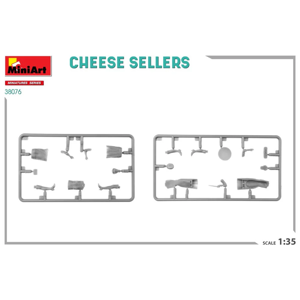 Miniart MA38076 1/35 Cheese Sellers - Image 5