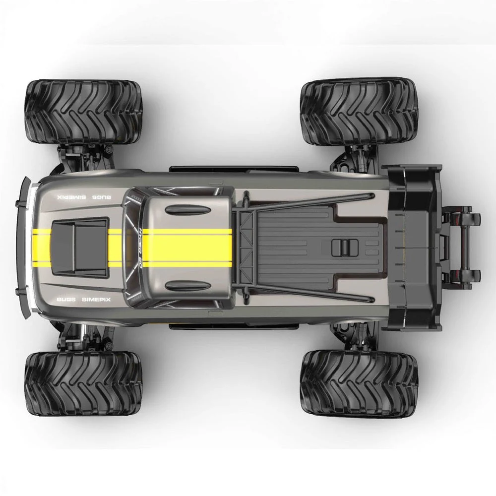 MJX 10210-G 1/10 HyperGo 4WD Brushless RC Truck Grey - Image 4