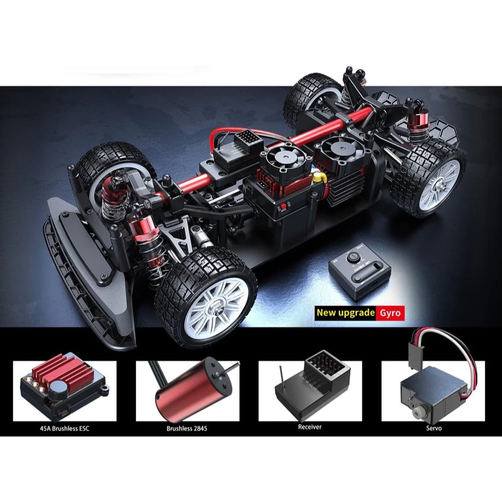 MJX 14302 1/14 Hyper Go Lancia 2S 4WD RC Rally Car - Image 25