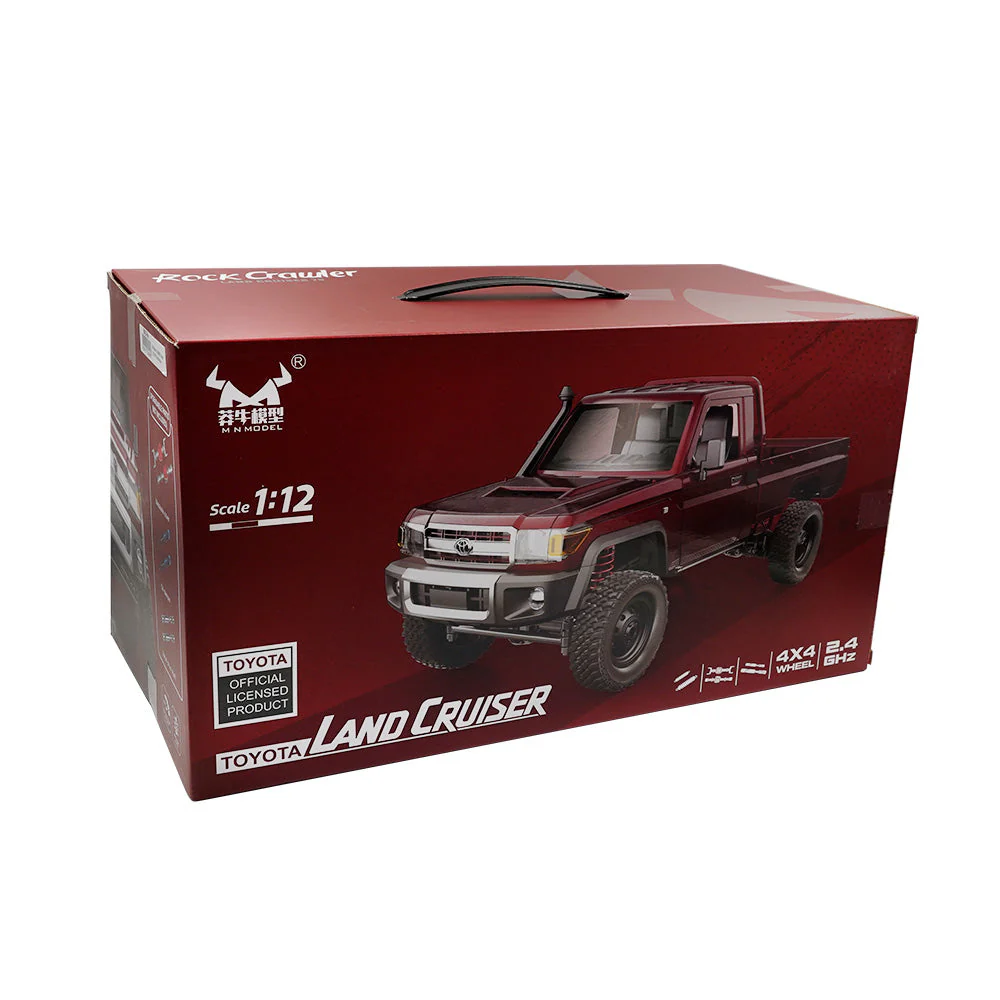 MN Model 1/12 Toyota LC79 4WD RC Crawler RTR (Red) - Image 3