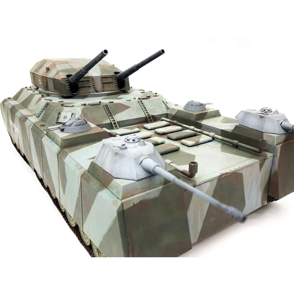 Modelcollect UA72355 1/72 German WWII P.1000 ratte scharnhorst,1944 - Image 6