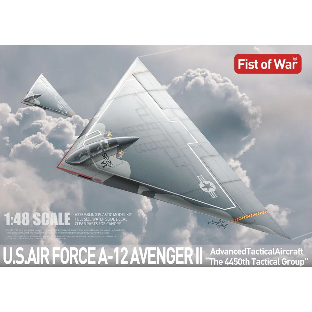 Modelcollect 48005 1/48 US Navy A-12 Avenger II Advanced Tactical Aircraft The 4450th Tactical Group