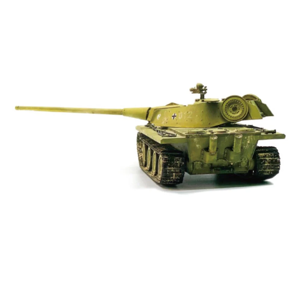 Modelcollect UA35030 1/35 Fist Of War German E60 Ausf.D Late Type 12.8cm Tank Metal Barrel Included - Image 4