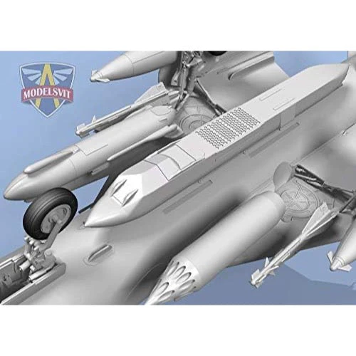 Modelsvit 72048 1/72 Sukhoi-Su-17M3R Reconnaisance Fighter-Bomber with KKP pod - Image 3