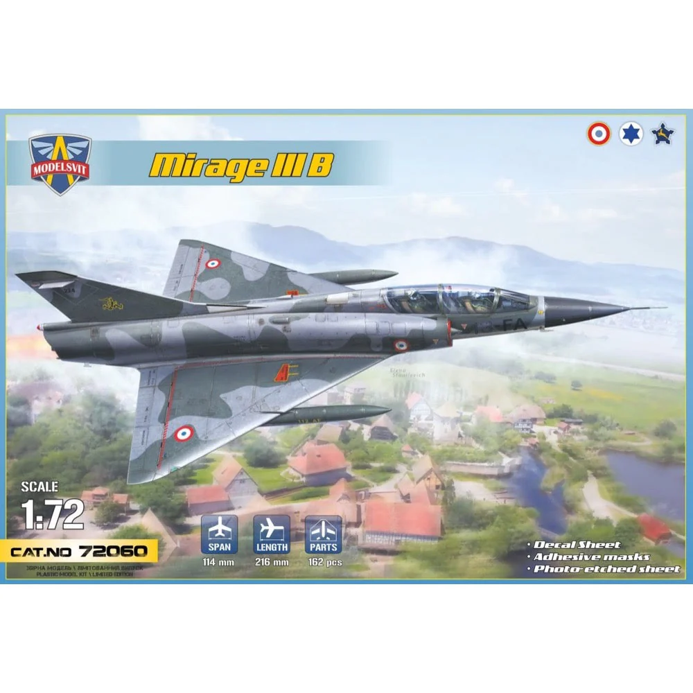 Modelsvit MSVIT72060 1/72 Mirage IIIB Operational Trainer