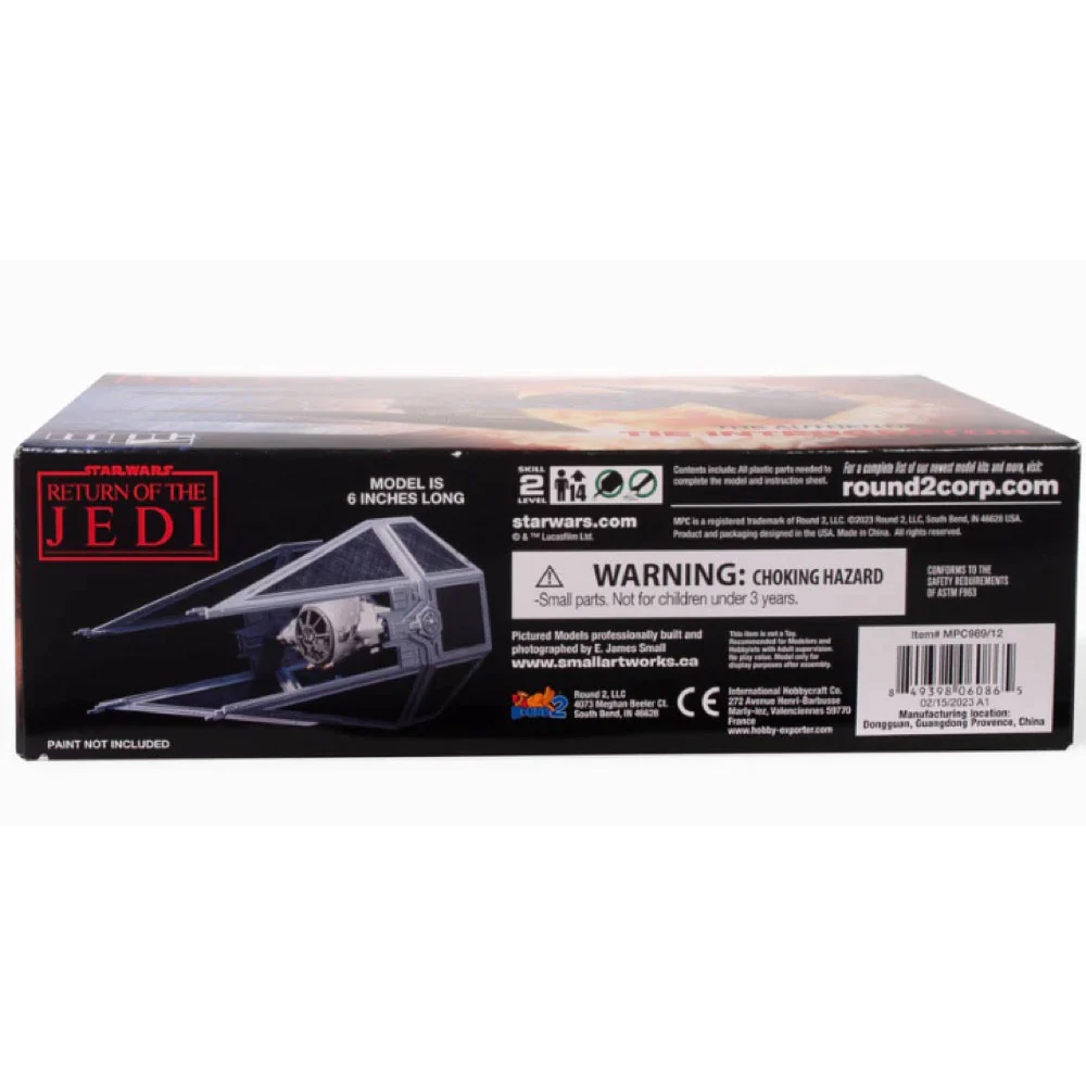 MPC 989 1/48 Star Wars Return of the Jedi Tie Interceptor - Image 4