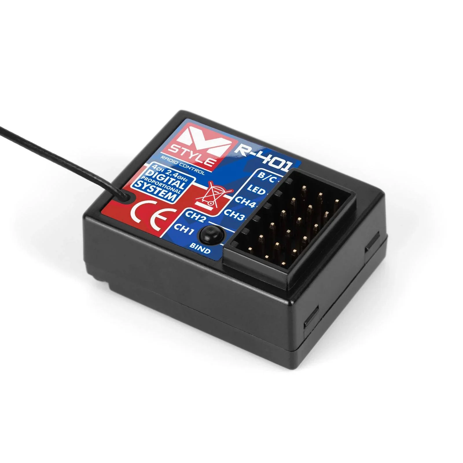 MStyle MS-M-002 EP Starter Set includes TX, RX, Servo, Battery & Charger - Image 5