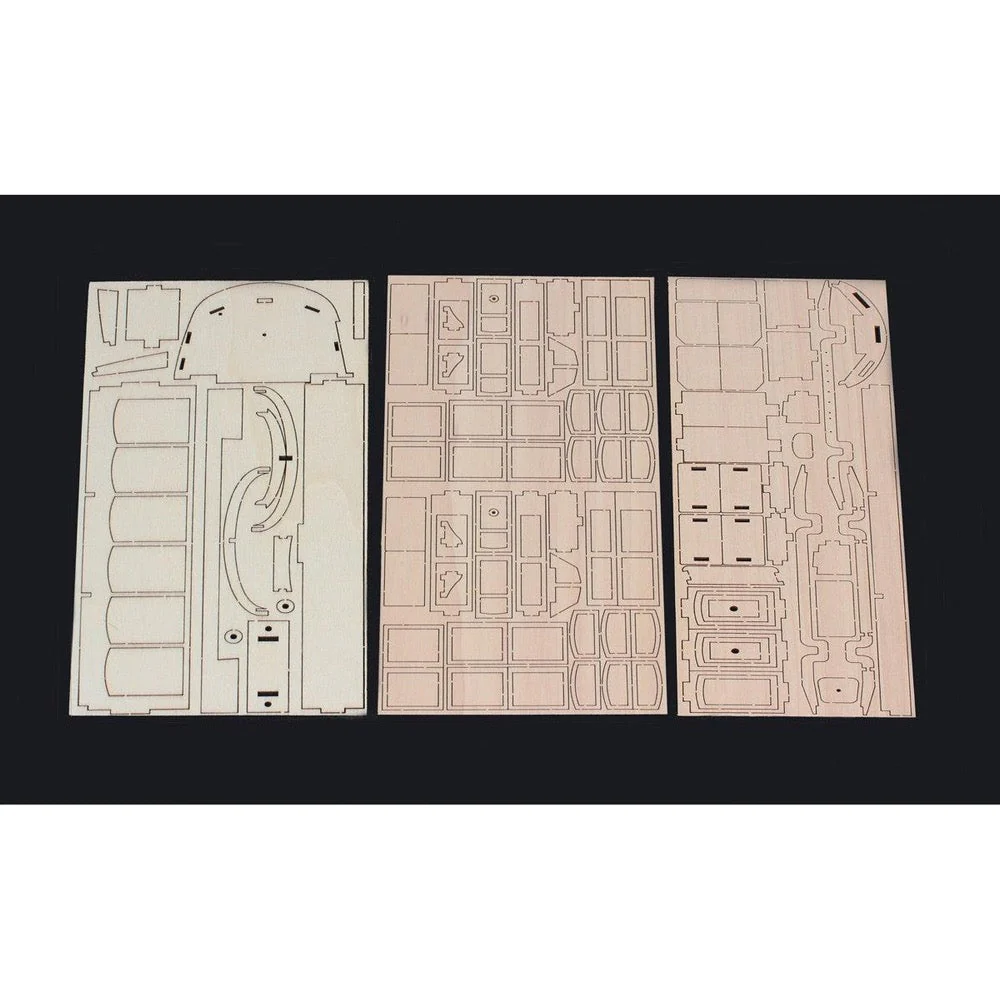 OcCre 53005 1/24 Lisboa Tram Wooden Model Kit - Image 8