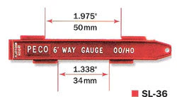 Peco SL36 HO/OO 6ft Way Gauge