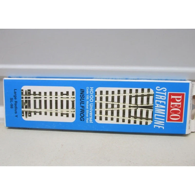 Peco SL98 HO/OO Code 100 Large Radius Y Turnout - Image 2