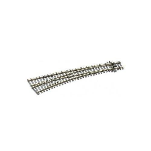 Peco SLE89 HO/OO Code 100 Left Hand Large Radius Turnout Electrofrog