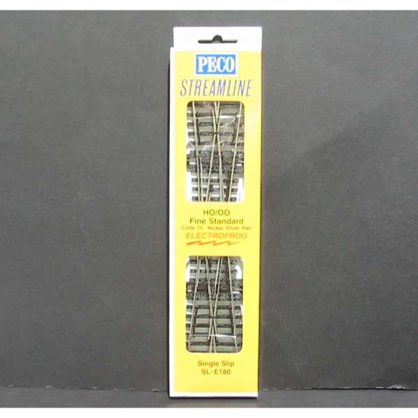 Peco SLE180 HO/OO Code 75 Single Slip Electrofrog - Image 2