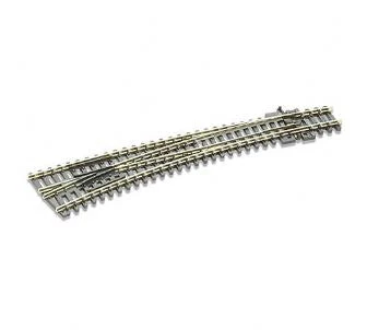Peco SL387 N Code 80 Left Hand Curved Turnout