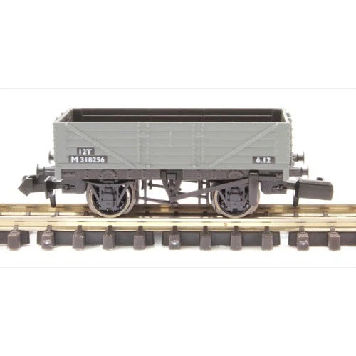 Peco NR5004B N RTR 9ft 5 Plank Open Wagon BR Grey - Image 3