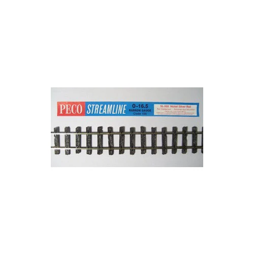 Peco SL500 O-16.5/On30 Code 100 Flexible Track Narrow Gauge Wooden Sleeper - Image 2
