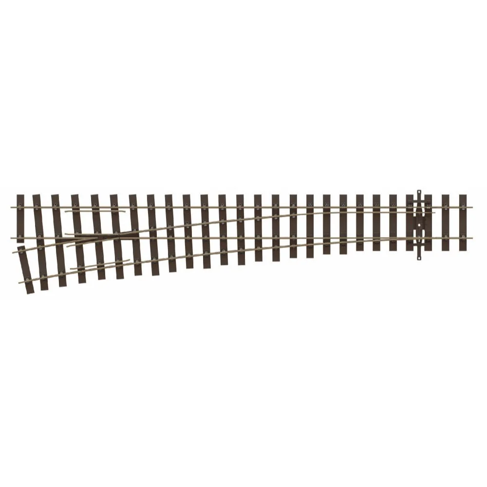 Peco SLU1189 OO Bullhead Large Radius Left Hand Turnout