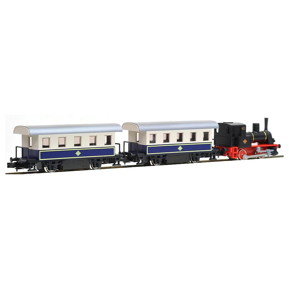 Pocket Line Steam Set Kato N Pocket Line Black Loco & Blue/ Beige Coaches - Image 4