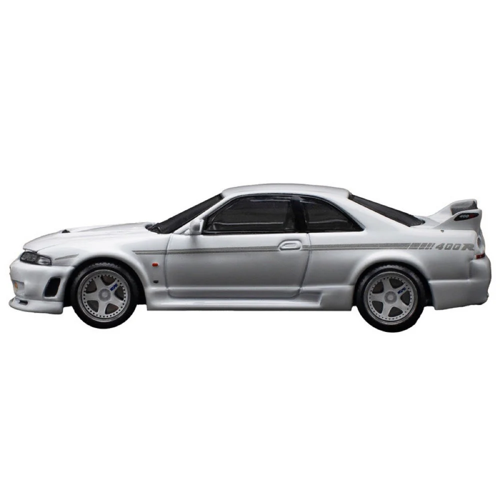 Pop Race 64-0052 1/64 Nissan GT-R R33 Nismo 400R White - Image 5