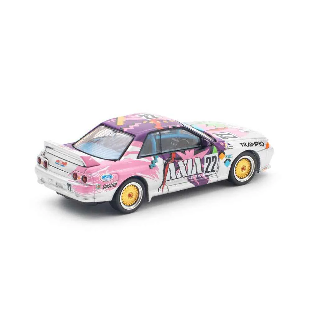 Pop Race 64-0103 1/64 Nissan Skyline GT-R R32 No.22 Axia - Image 3