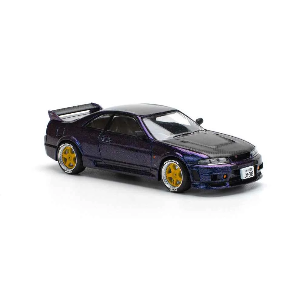 Pop Race 64-0256 1/64 Skyline GT-R R33 Nismo Midnight Purple - Image 2