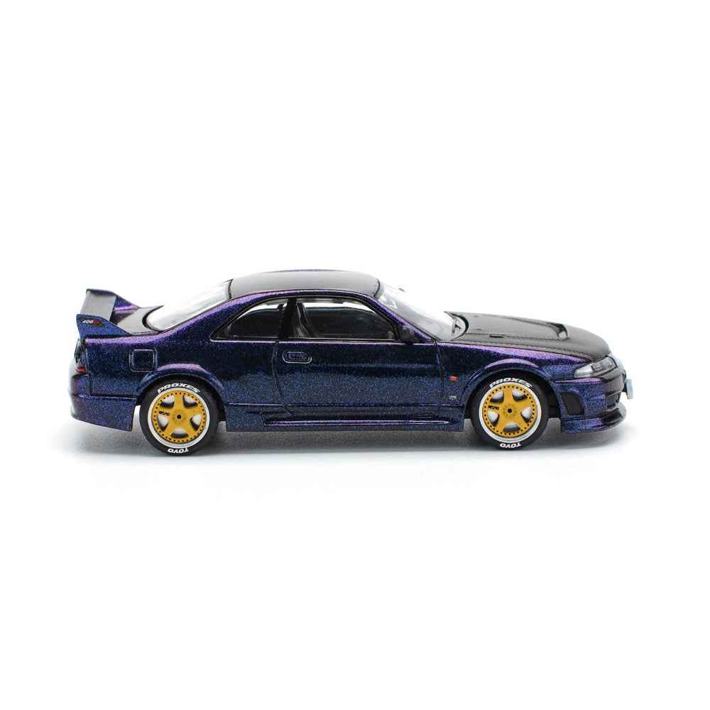Pop Race 64-0256 1/64 Skyline GT-R R33 Nismo Midnight Purple - Image 3