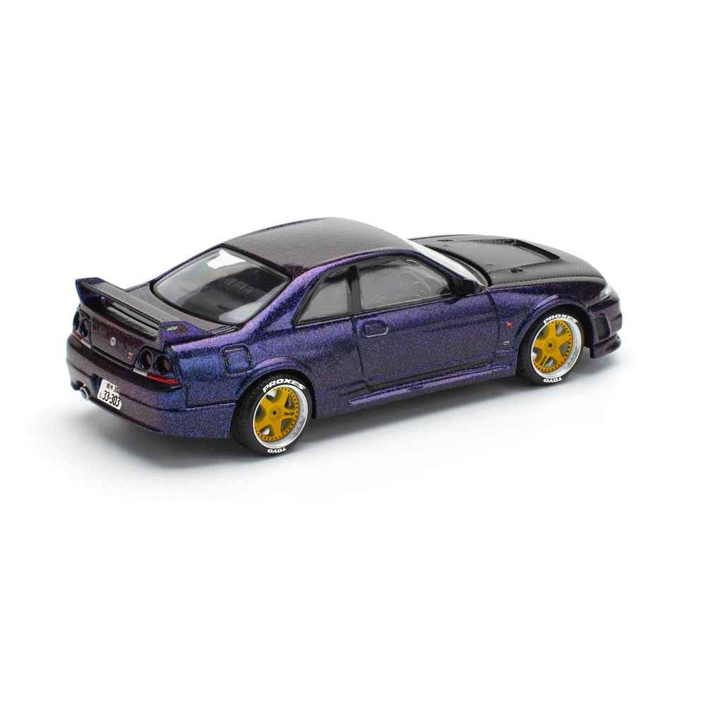Pop Race 64-0256 1/64 Skyline GT-R R33 Nismo Midnight Purple - Image 4