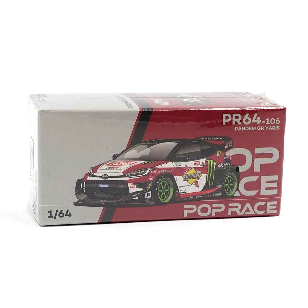 Pop Race PR64-0106 1/64 Pandem GR Yaris Daigo Saito - Image 8