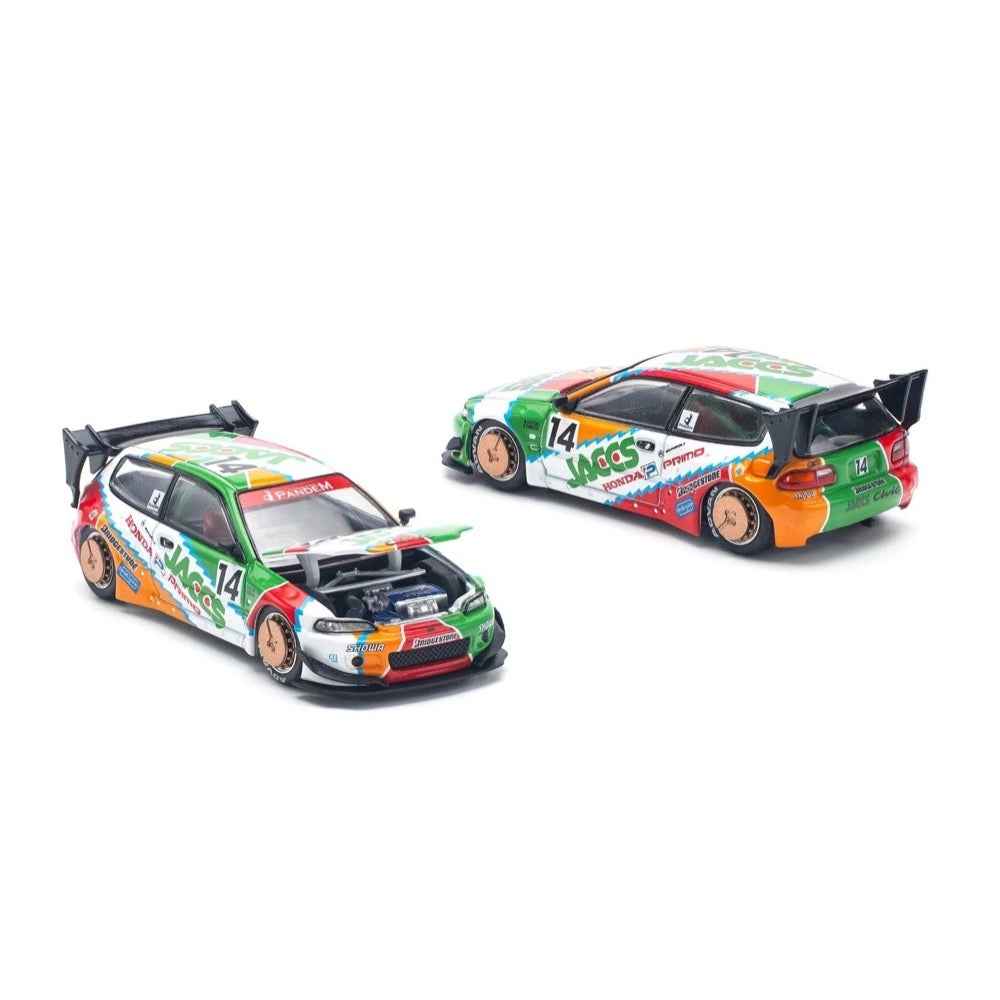 Pop Race PR64-0128 1/64 Pandem Civic EG6 V1.5 Jaccs - Image 6