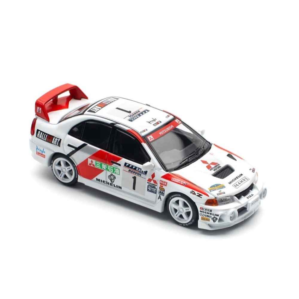 Pop Race PR64-0165 1/64 Mitsubishi Lancer Evo IV Winner Rally - Image 3