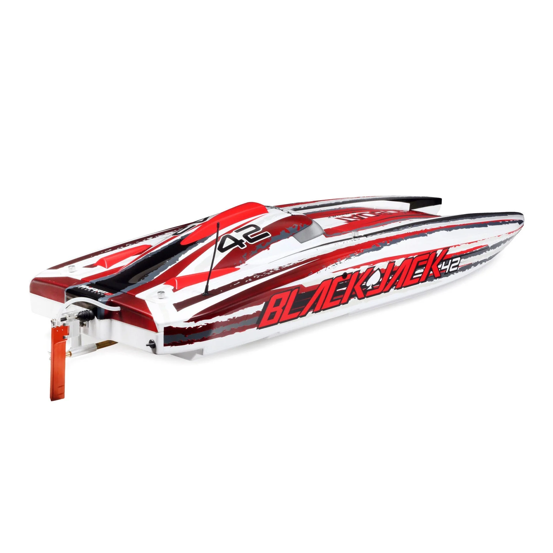 Pro Boat Blackjack 42 inch 8S Brushless RC Catamaran (White/Red) PRB08043T2 - Image 5