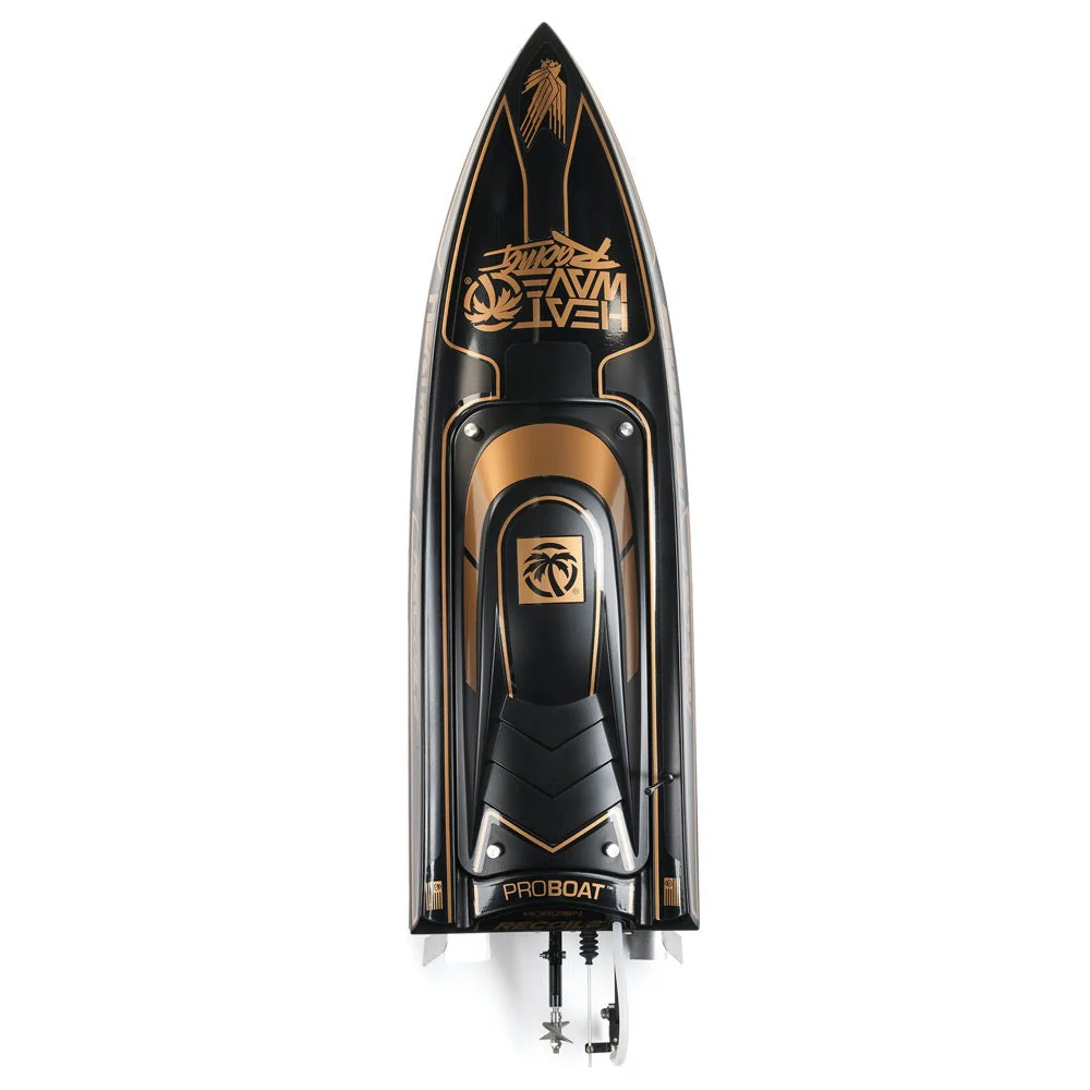 Pro Boat Heatwave Recoil 2 V2 26in Self Righting Brushless Black Gold RC Boat PRB08041V2T1 - Image 10