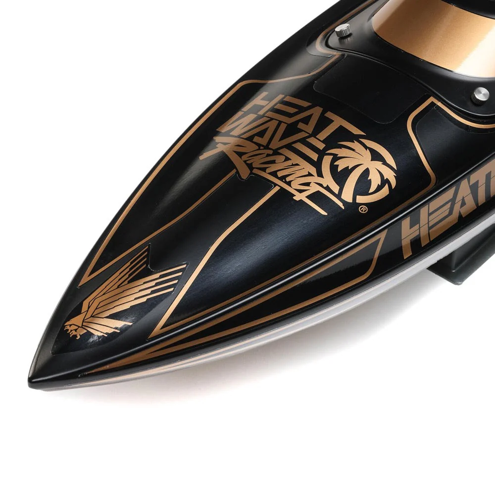 Pro Boat Heatwave Recoil 2 V2 26in Self Righting Brushless Black Gold RC Boat PRB08041V2T1 - Image 8