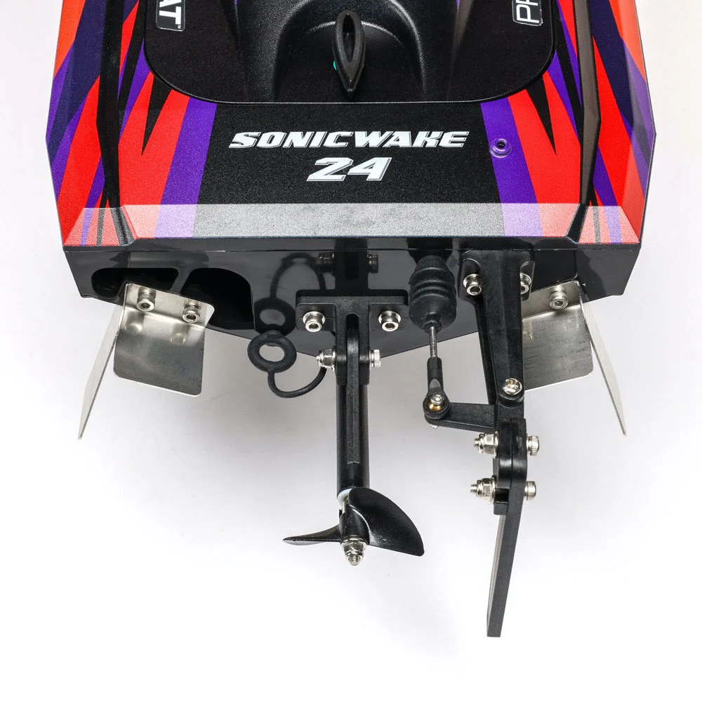 Pro Boat PRB-1992T1 Sonicwake 24inch Self-Righting Brushless Deep-V Boat RTR Red - Image 12