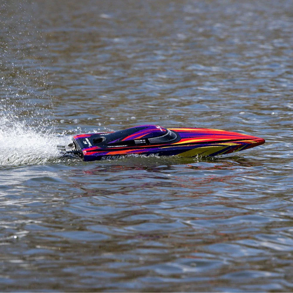 Pro Boat PRB-1992T1 Sonicwake 24inch Self-Righting Brushless Deep-V Boat RTR Red - Image 20