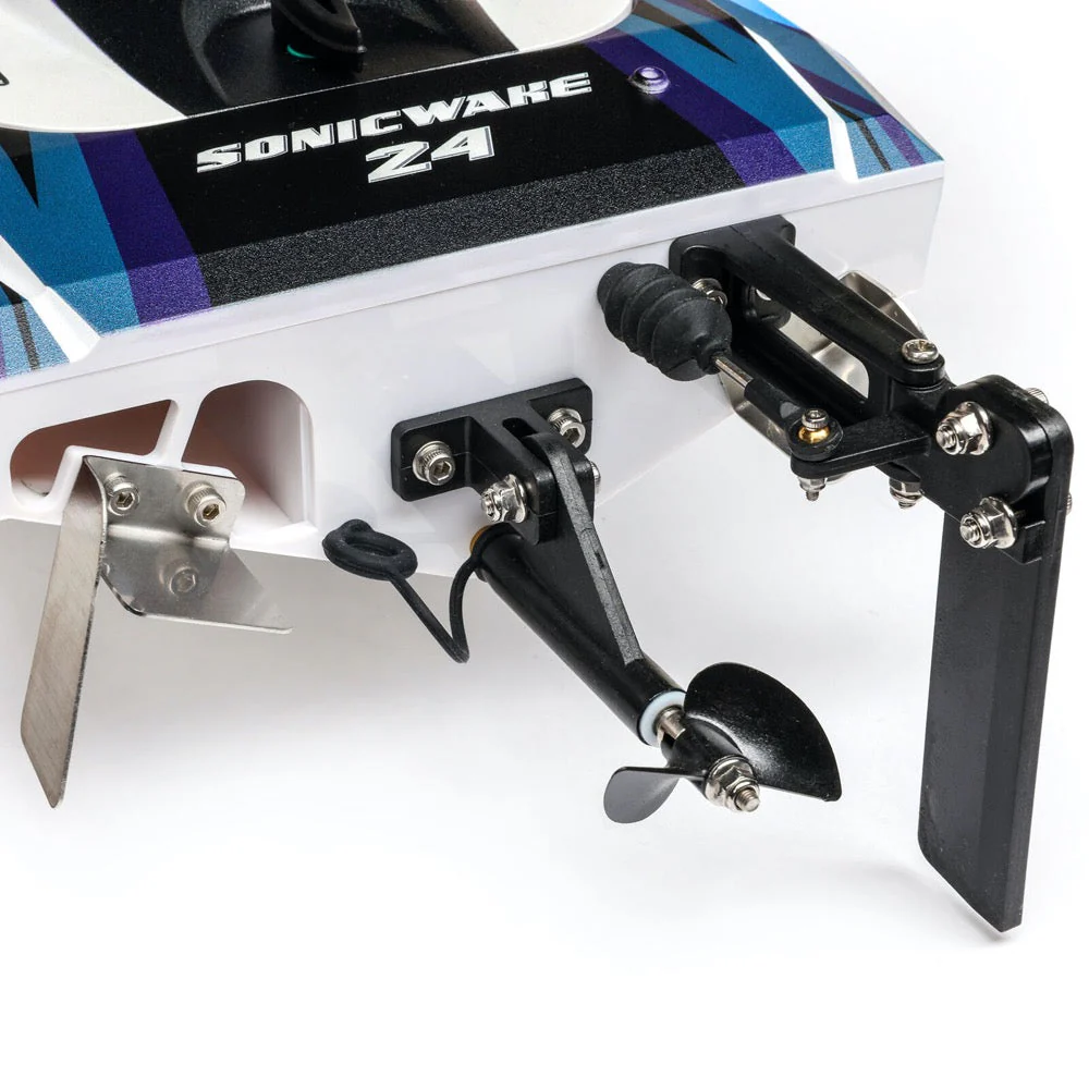 Pro Boat PRB-1992T2 Sonicwake 24inch Self-Righting Brushless Deep-V Boat RTR Blue - Image 10