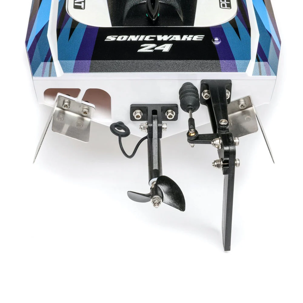 Pro Boat PRB-1992T2 Sonicwake 24inch Self-Righting Brushless Deep-V Boat RTR Blue - Image 11