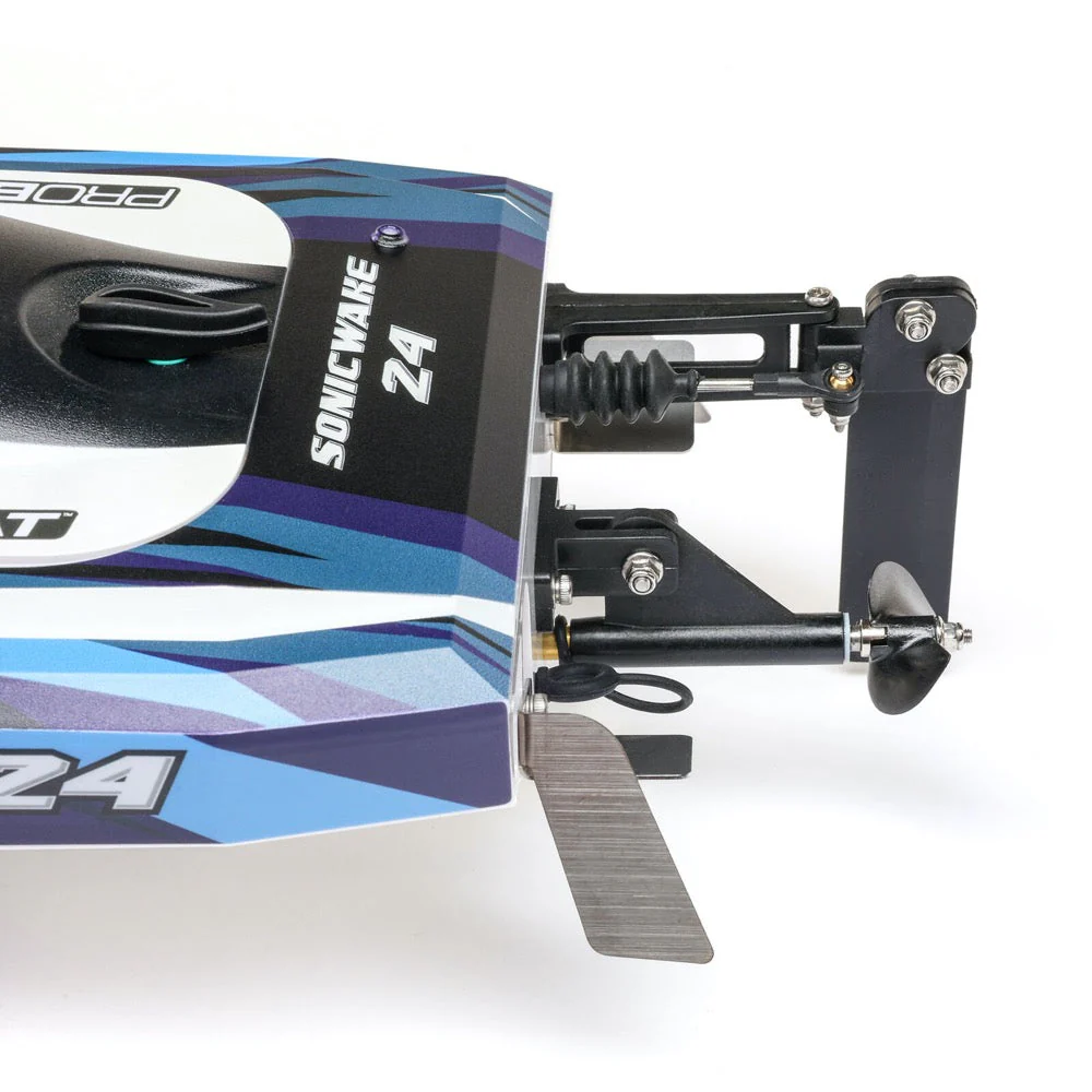 Pro Boat PRB-1992T2 Sonicwake 24inch Self-Righting Brushless Deep-V Boat RTR Blue - Image 12
